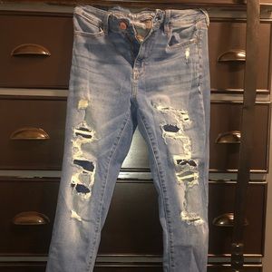 american eagle jeans worn once